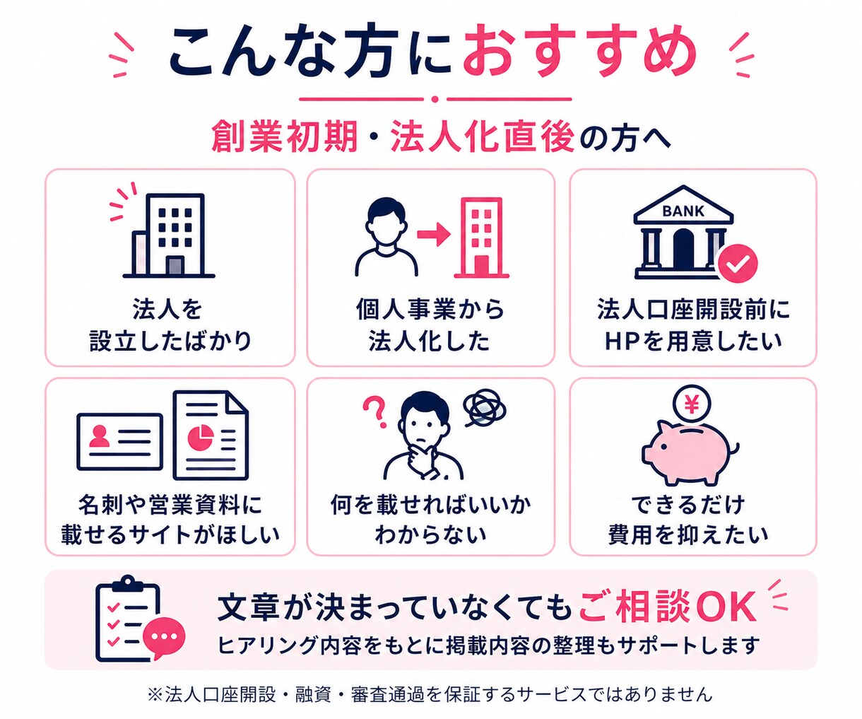 小規模法人向けの格安コーポレートサイトを作成します 創業初期の会社HPを低価格で作成 イメージ3