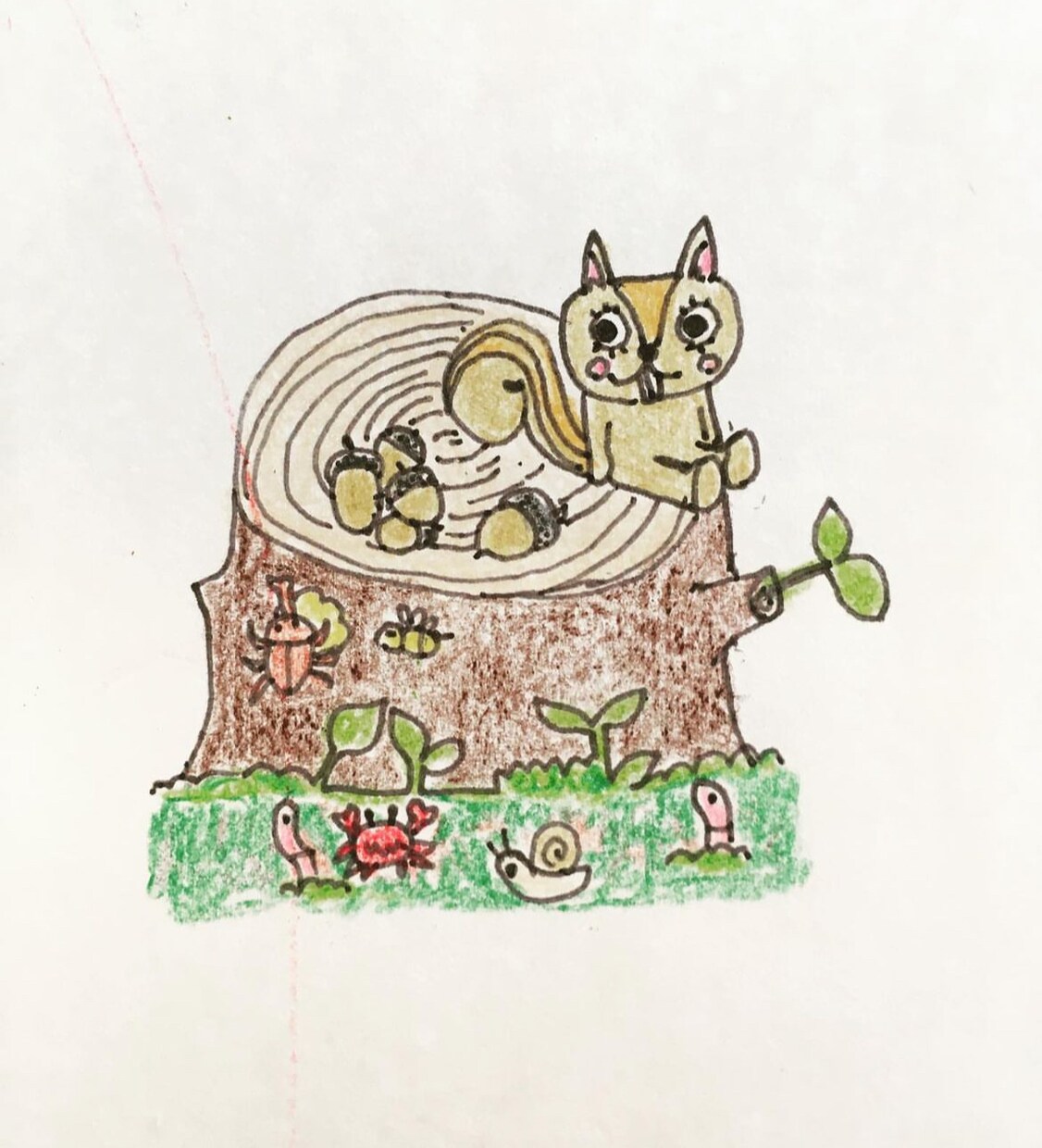 ゆるーく心がほっこりするようなイラスト描きます エネルギー、周波数をあげたい方イラストもって上がりましょう。 イメージ1