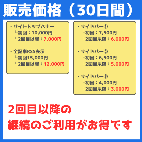 12年の老舗：クリック率の高い広告枠を提供します 他サイトへのRSS送客が強いサイトの為自身があります イメージ6
