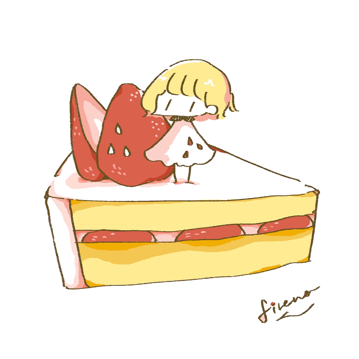 オリジナルイラスト描きます 依頼いただいたテーマやシチュエーションでミニキャラを描きます イメージ1