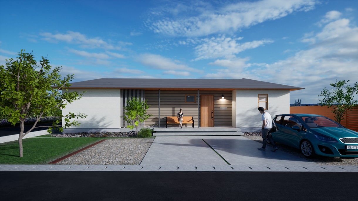 住宅のCGパースをスピーディに作成します 【住宅パース５年のキャリア】coconala初登場！ イメージ7