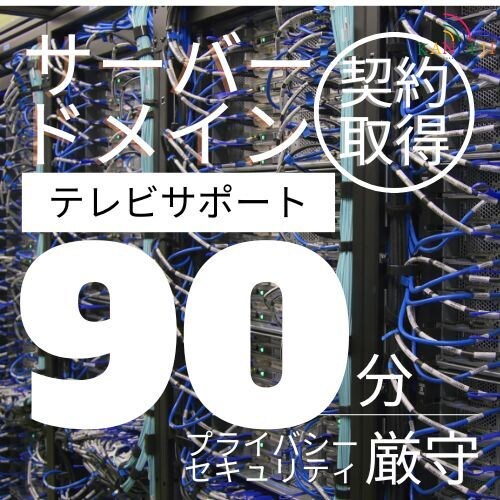 サーバー契約・ドメイン取得サポートをサービスします 90分の枠内で数日間に分けて一緒に行います イメージ1