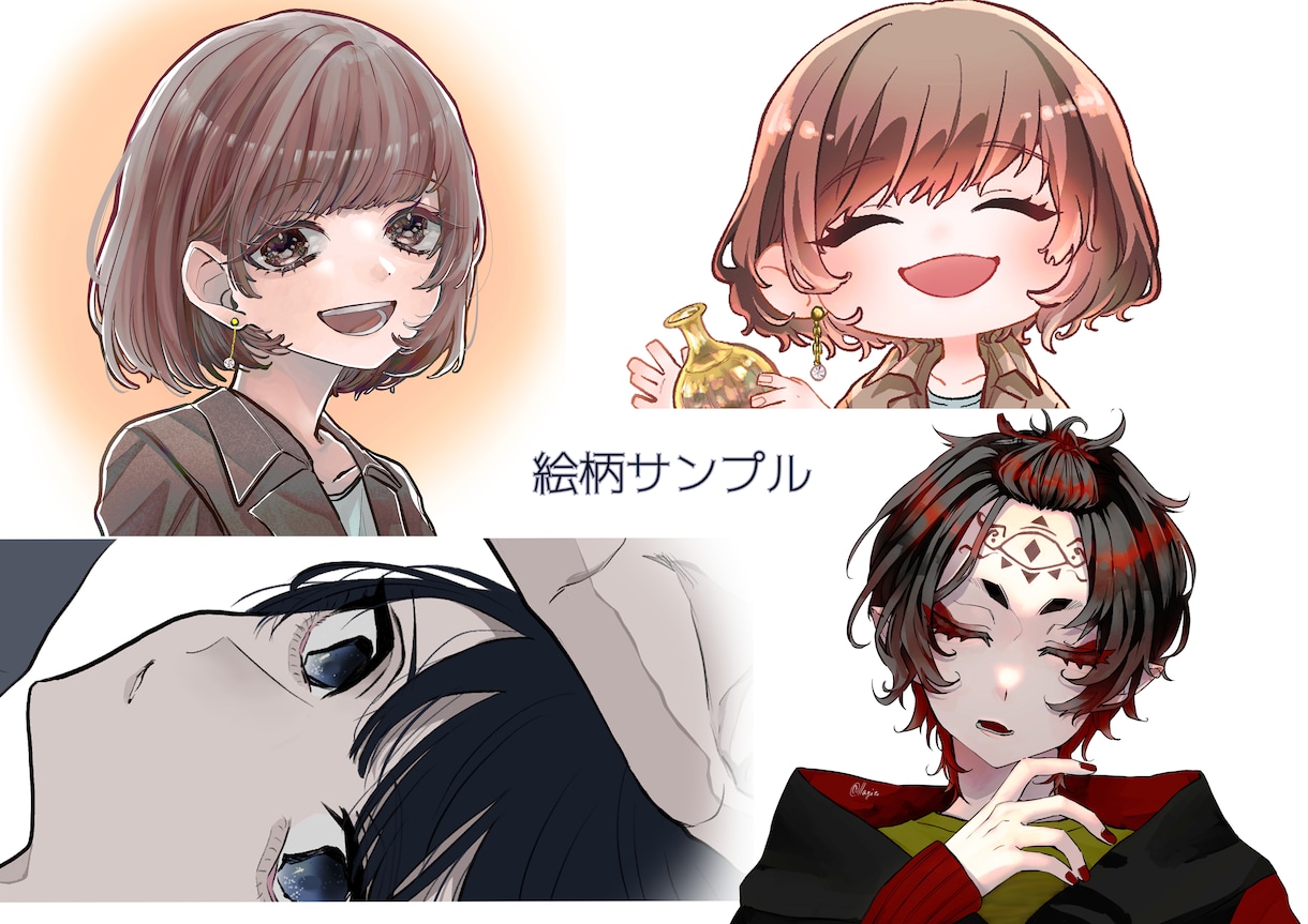 アイコン、ちびキャラ描きます アイコンやちびキャライラストを作成いたします。 イメージ3