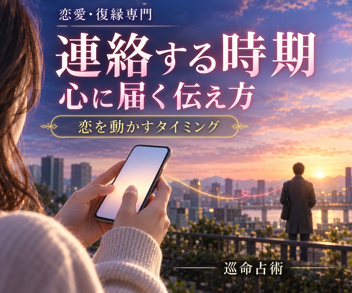 運命の人・恋を動かす連絡の時期と伝え方を占います 相手の気持ちと運命の巡り、心に届くタイミング読み解きます  イメージ1