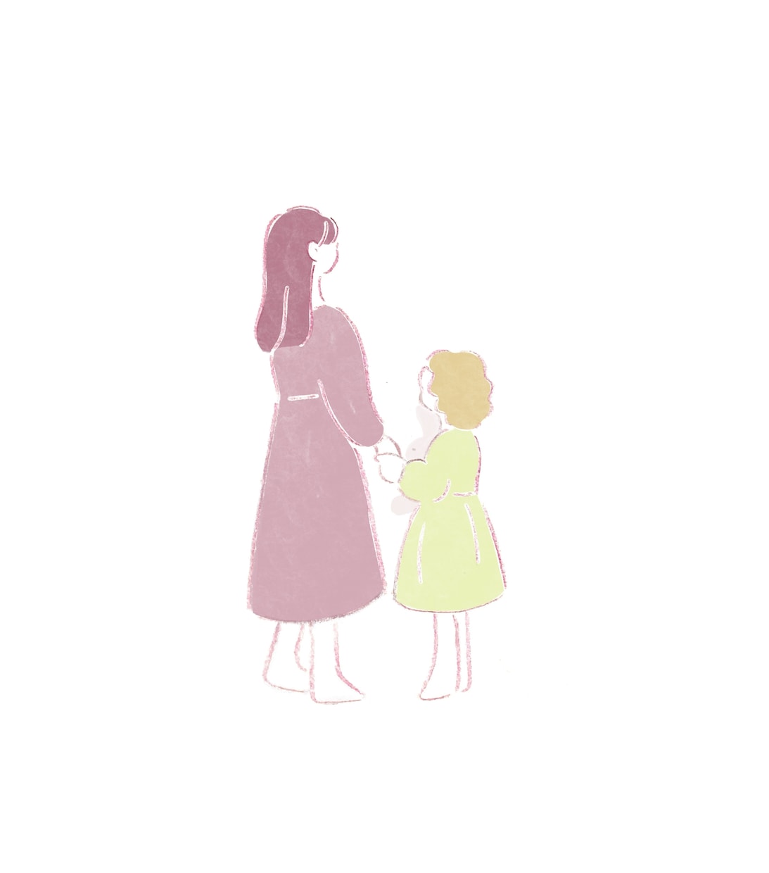 心ほどけるシンプルな人物イラストお描きします 美大卒イラストレーターがオリジナルイラストを制作します イメージ6