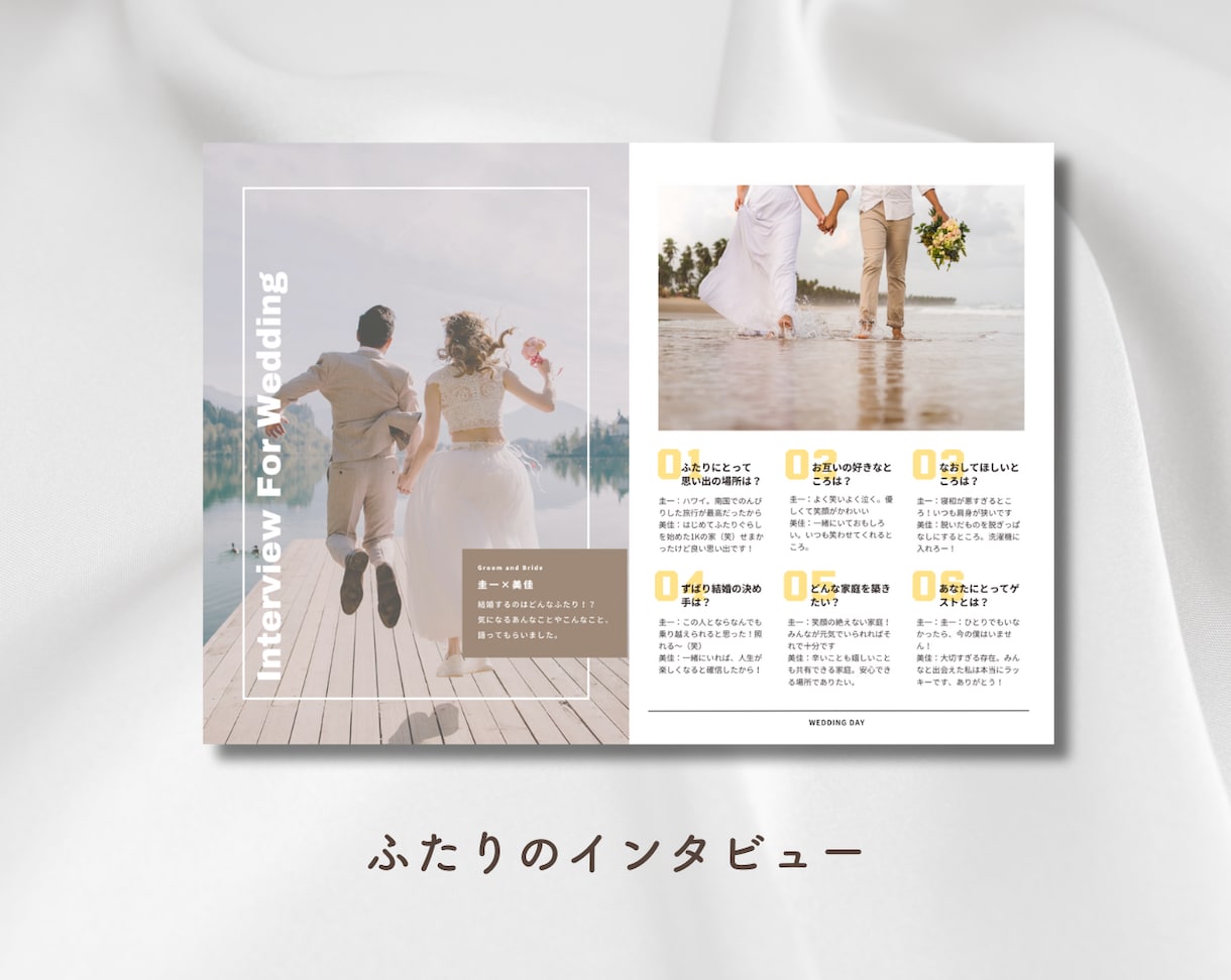 手描き風◎プロフィールブック作れます 一瞬でおしゃれなポスター風に！誰とも被らないデザイン♡ イメージ7