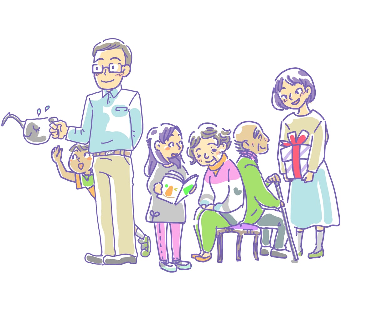 記念品やビジネスに使える漫画を描きます やわらかくニュートラルなタッチであなたの魅力を形にします イメージ2