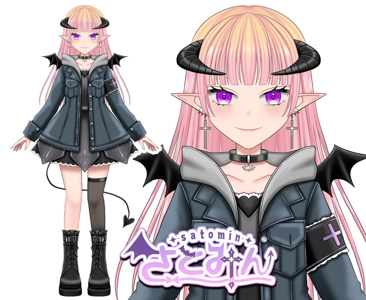 Vtuberキャラデザ～モデリング全肯定制作します キャラデザのみ、モデリングのみのご依頼も承ります！ イメージ3