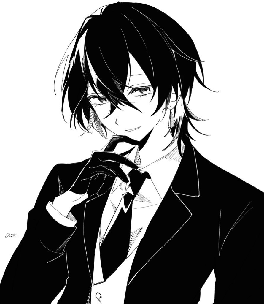 おしゃれなモノクロイラストお描きします アイコンやグッズ 挿絵などにどうぞ♩ イメージ5