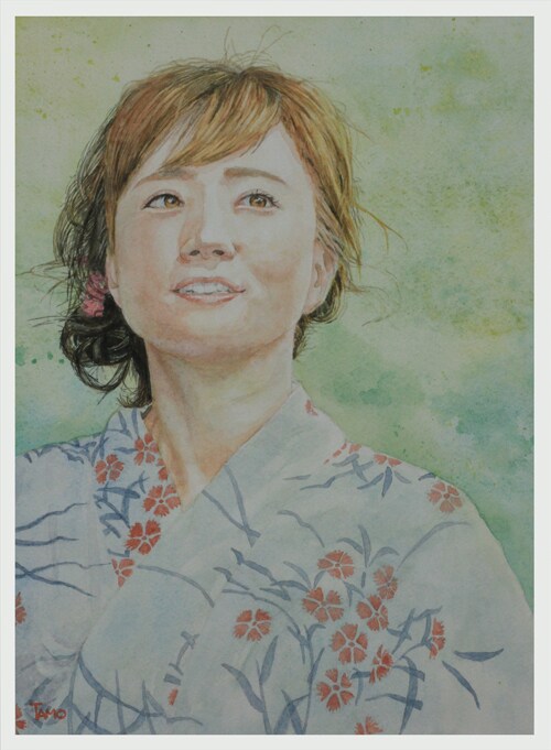 水彩でリアルな肖像画を手描きで作成いたします あなたの素敵な人生の軌跡を一枚の絵に！ イメージ4