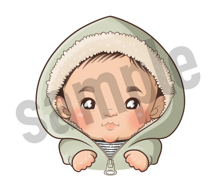 アイコン用の雰囲気似顔絵描きます オプションなし！キャラクターっぽい雰囲気合わせの似顔絵です！ イメージ2