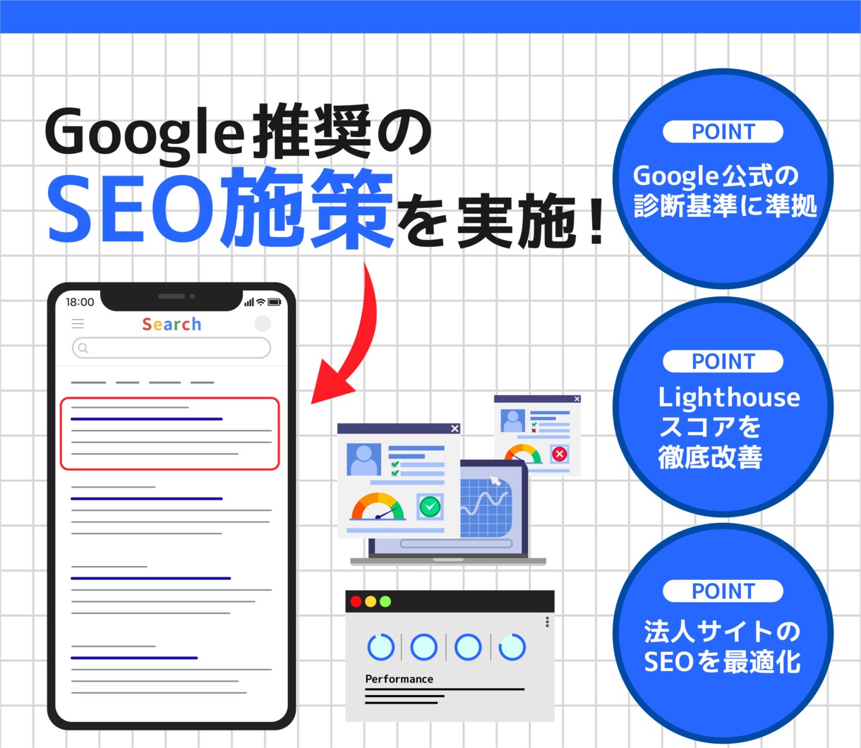 残1/内部SEO対策＆高速化で検索トップ目指します 内部SEOで検索順位向上＆高速化実現 イメージ3