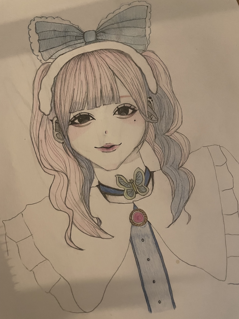 一枚絵、歌ってみた動画、商用イラスト描きます アナログ、デジタル人物イラストをお描きします！模写得意です イメージ3