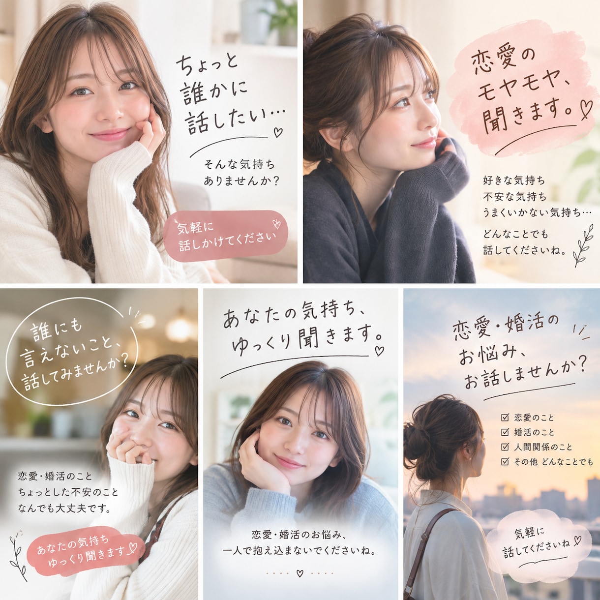 現役仲人が恋愛で悩んでいる方の相談に乗ります ただ話を聞いて欲しいだけでもOK！気軽にお話ししましょう！ イメージ2