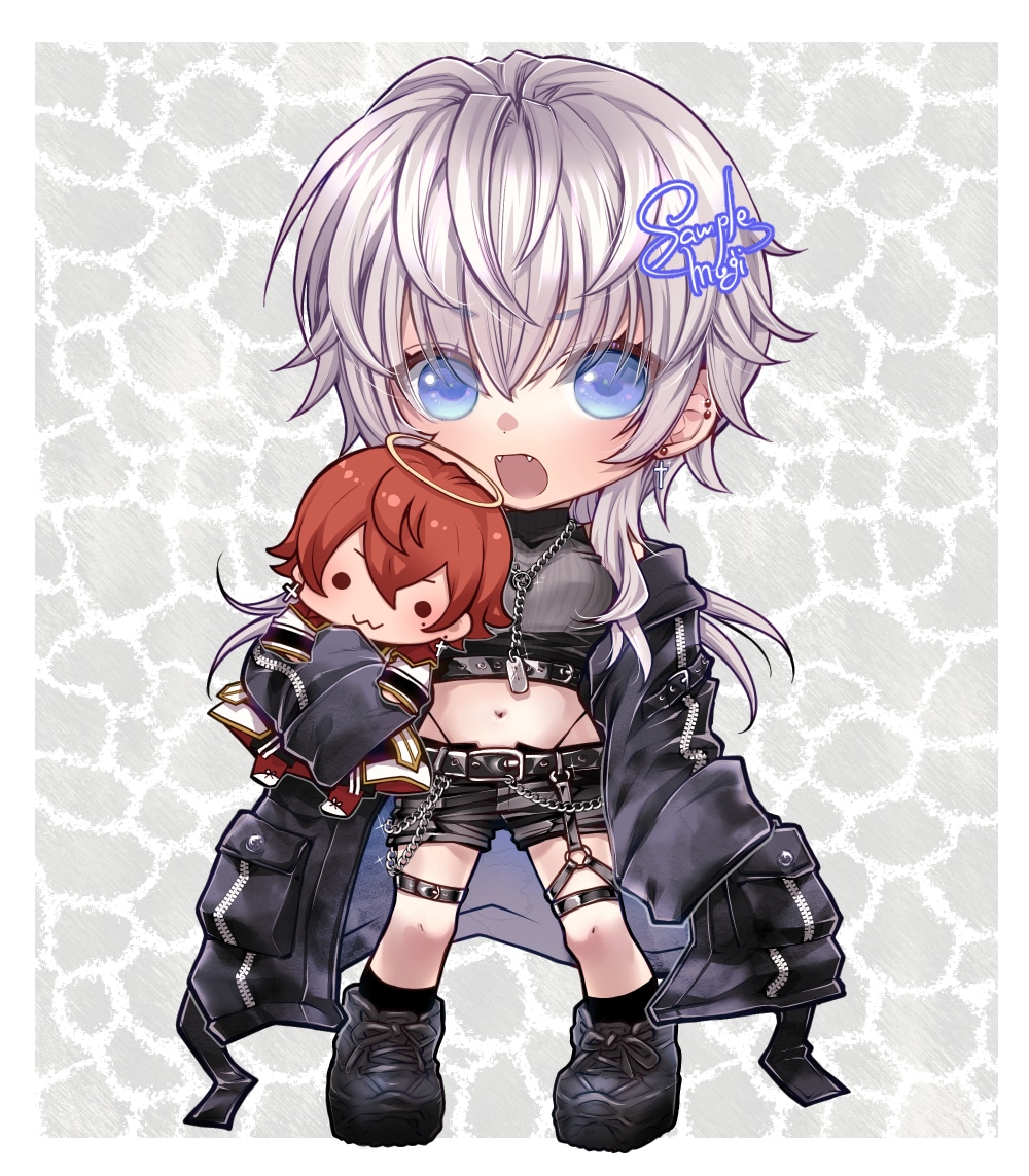 可愛く繊細に！ミニキャラ・SDイラスト描きます SNS★華やかで可愛いミニキャライラスト描きます✨ イメージ2