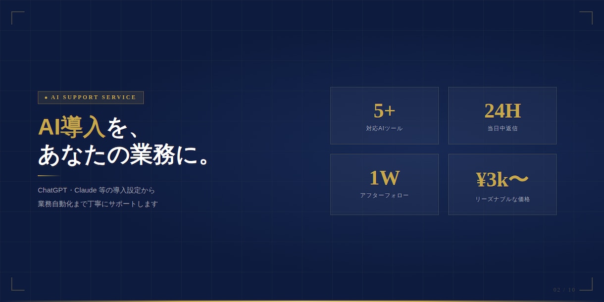 GPTやClaude等のAI活用サポートをします 初期設定から業務自動化まで丁寧に対応 イメージ2