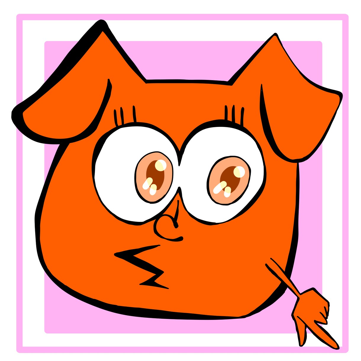 最短即日●インパクトのあるアイコン描きます あなたの好きな色や形やアイテムをキャラクターにします イメージ3