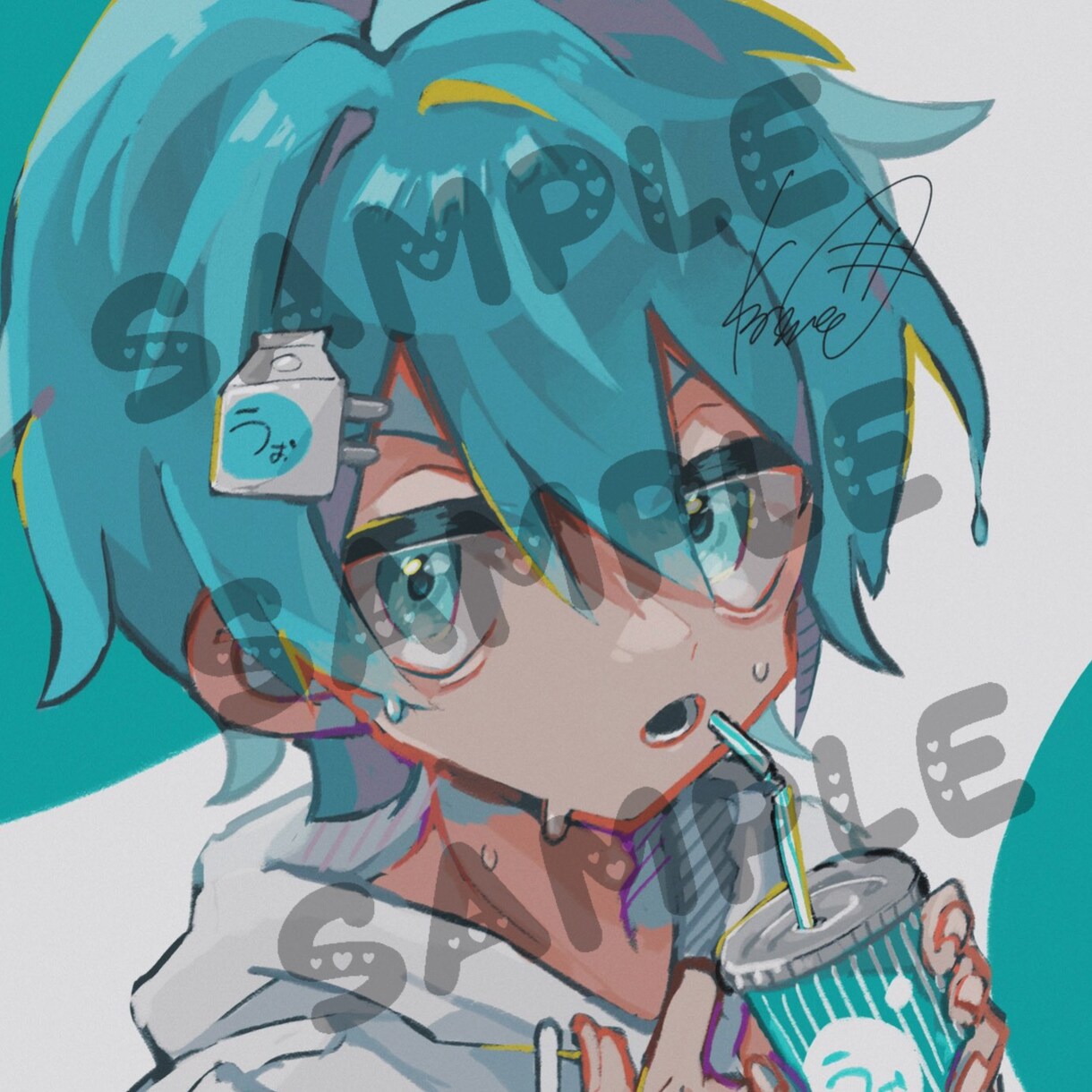 目を惹くアイコンイラストを描きます SNSのアイコンをお求めの方へ。ご相談だけでもOK♪ イメージ8