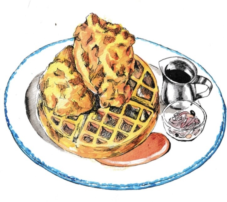 イラストを制作致します 水彩を中心に飲食店のメニューの挿絵など イメージ1