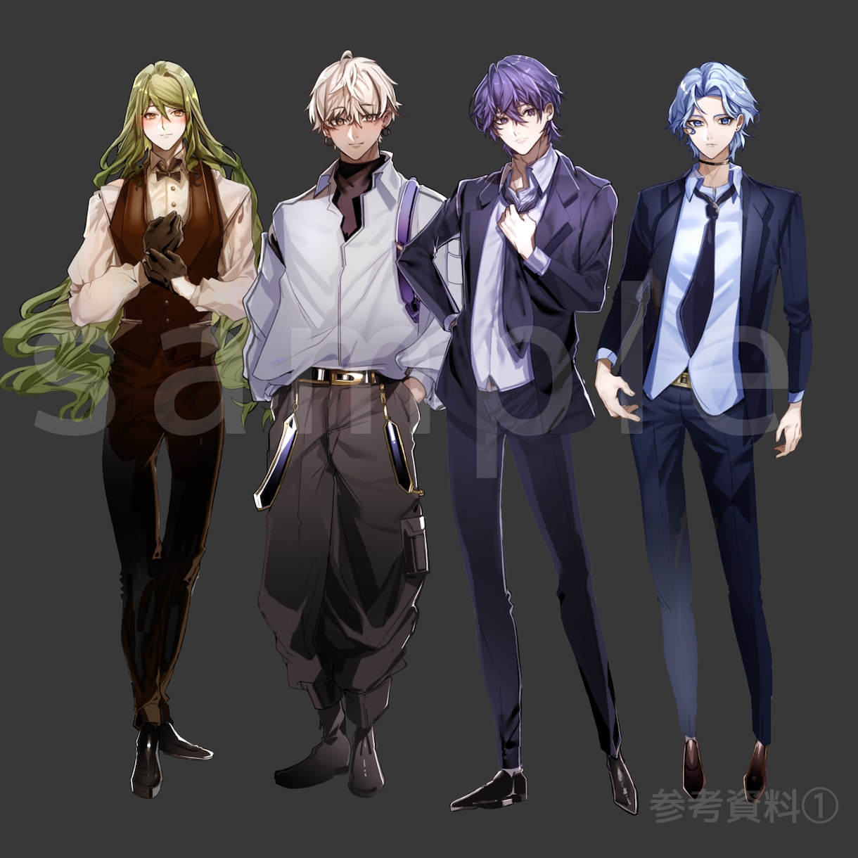 格好良いから可愛いキャラまで立ち絵制作致します 理想のTRPG立ち絵を制作をさせて頂きます！ イメージ2