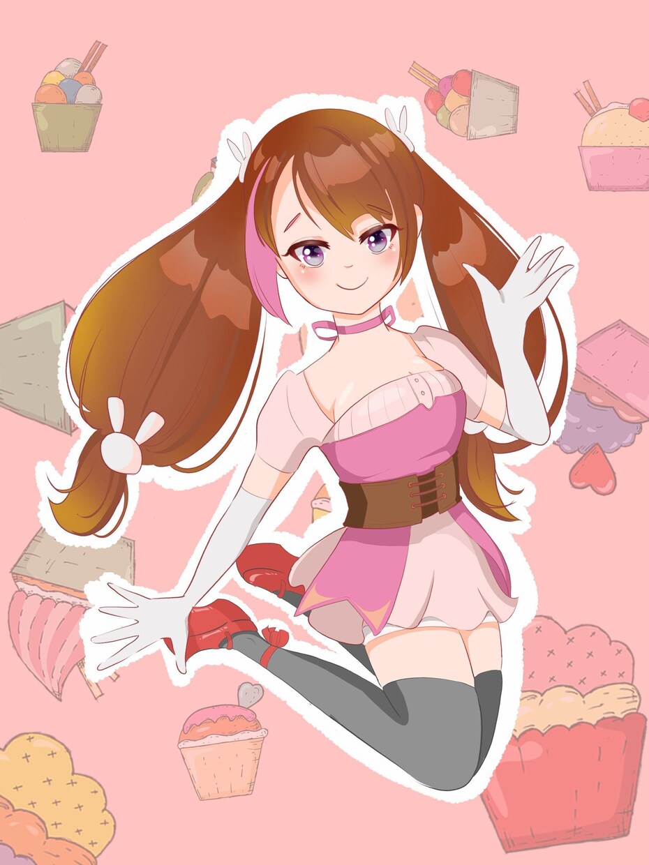 フルカラーのオリジナルイラスト作成します かわいいものからクセの強めなものまで幅広く対応します イメージ3