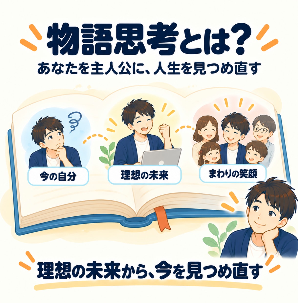 人生を物語で整理する自己理解コーチングをいたします 強み・価値観を言葉にする｜小説家×カウンセラーと過ごす90分 イメージ4