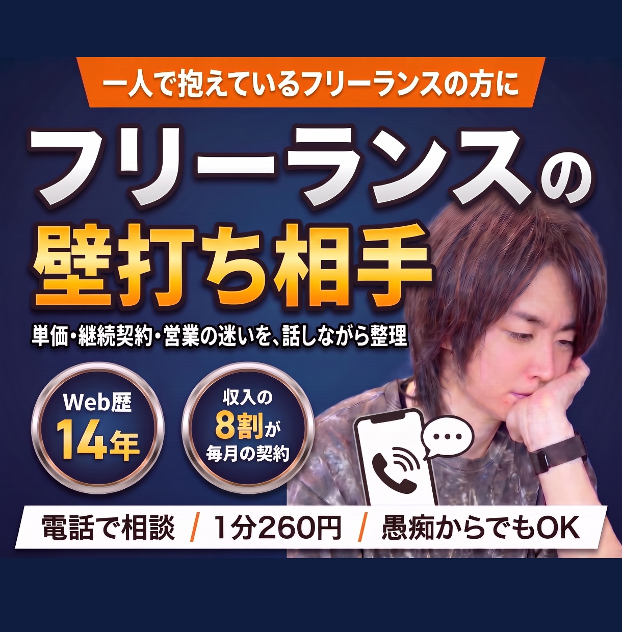 フリーランスの壁打ち相手になります 単価・継続契約・営業の迷いを、話しながら整理 イメージ1