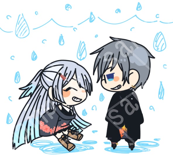 SNSのアイコン等向けの可愛い2頭身絵描きます うちよそや創作CPの可愛い絵をお求めの方にもオススメです！ イメージ8