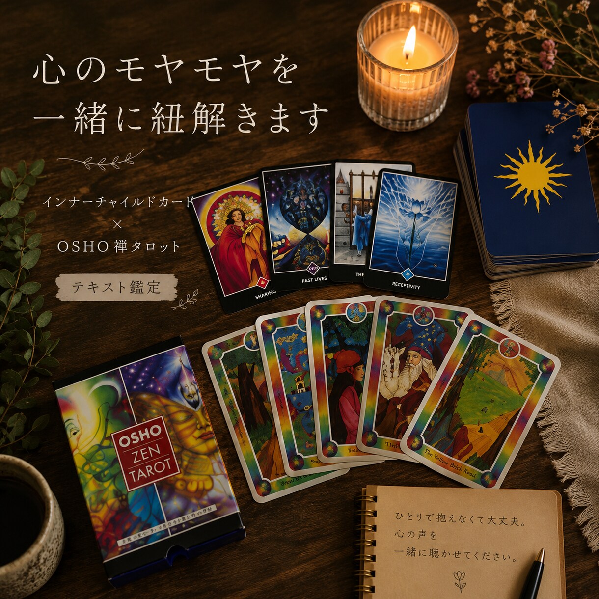 生きづらさや心のモヤモヤを占います カードでモヤモヤや不安な心を紐解いていきます イメージ1