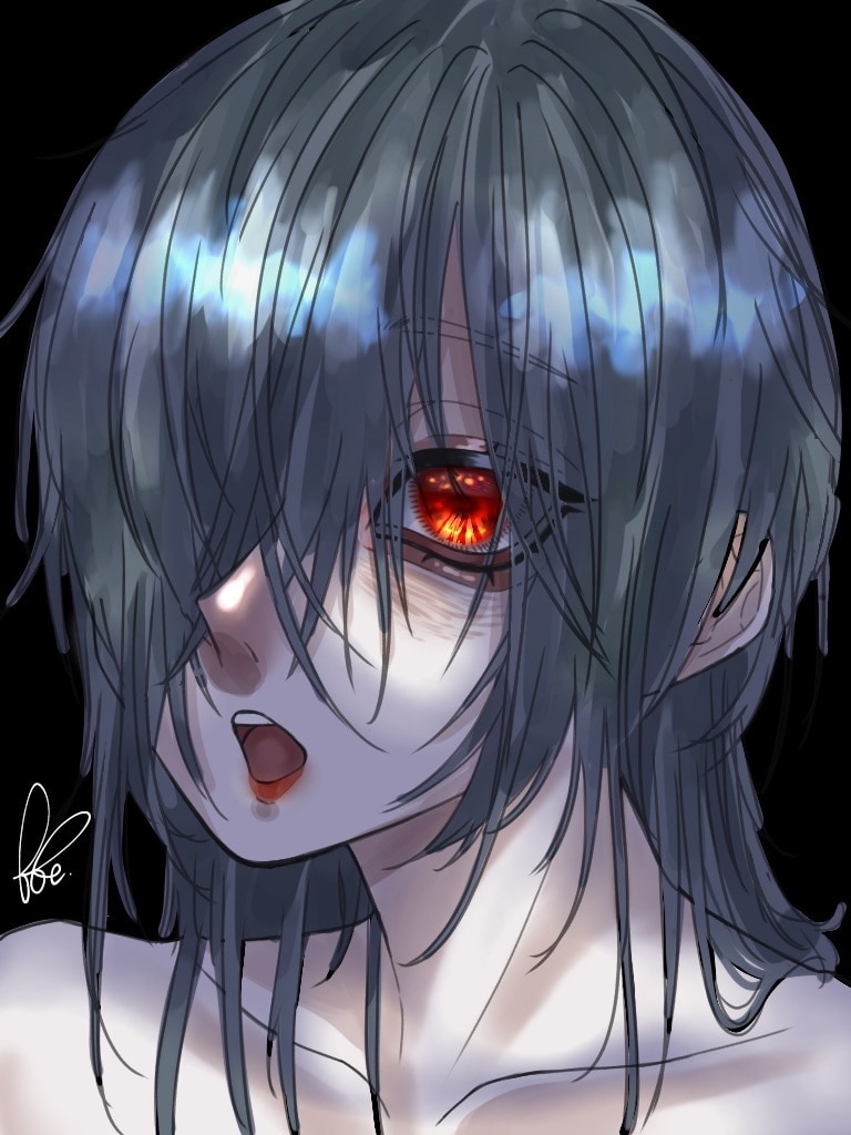 中性、無機質、ダークなイラスト制作いたします 独特な世界観、理想、御要望をお作りいたします。 イメージ4