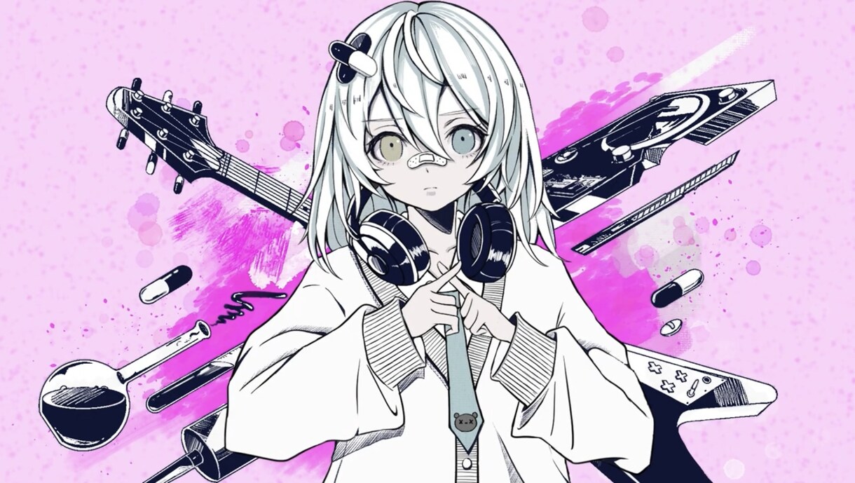 動画用一枚絵、サムネイルなどのイラストを制作します 歌ってみた等、MV動画用イラストなどにおすすめです！ イメージ4