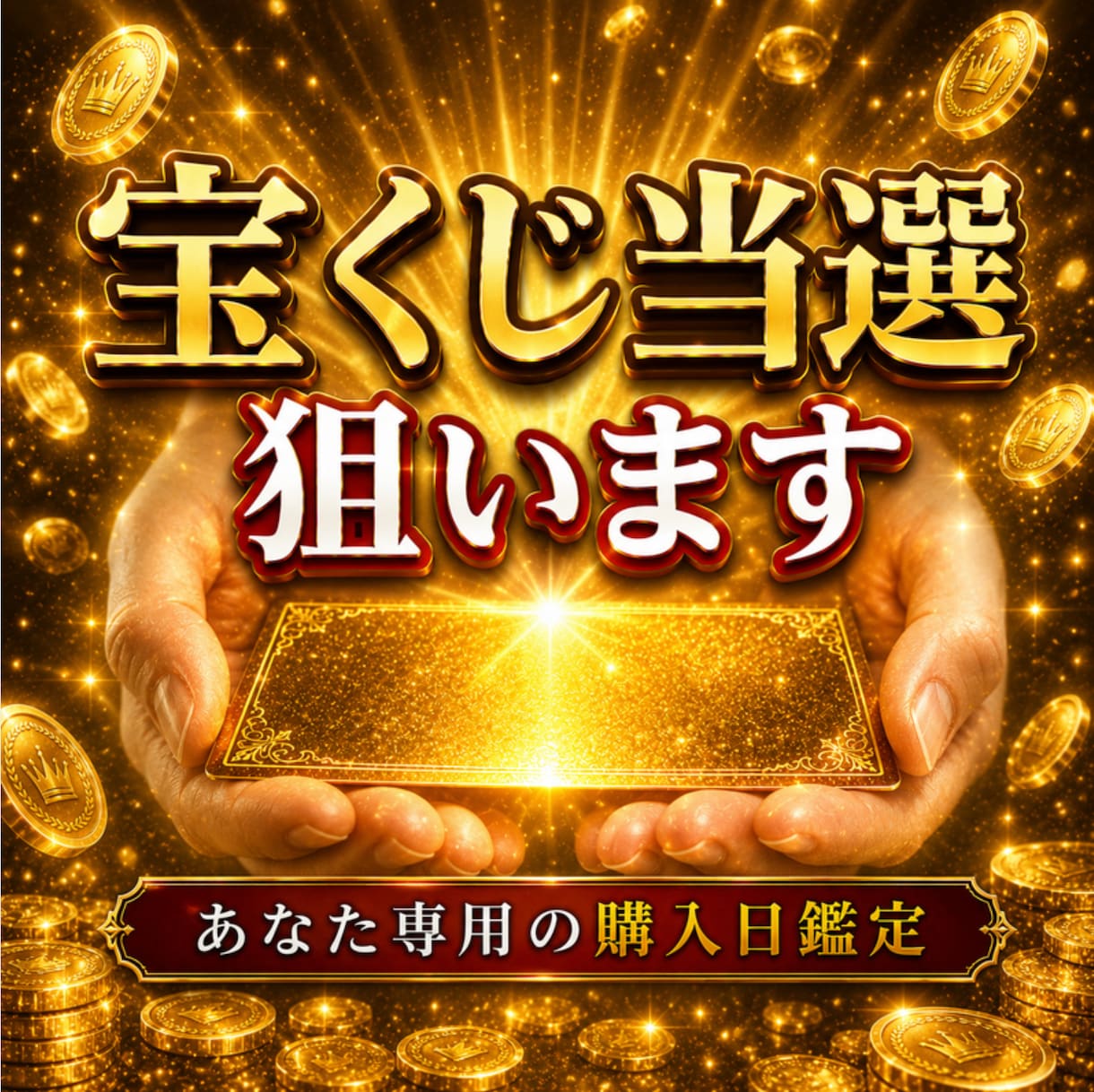 宝くじ6,000万当選者がズバリ金運日を導きます 当たる私に変わる運命の日を知り流れをつかむ イメージ1