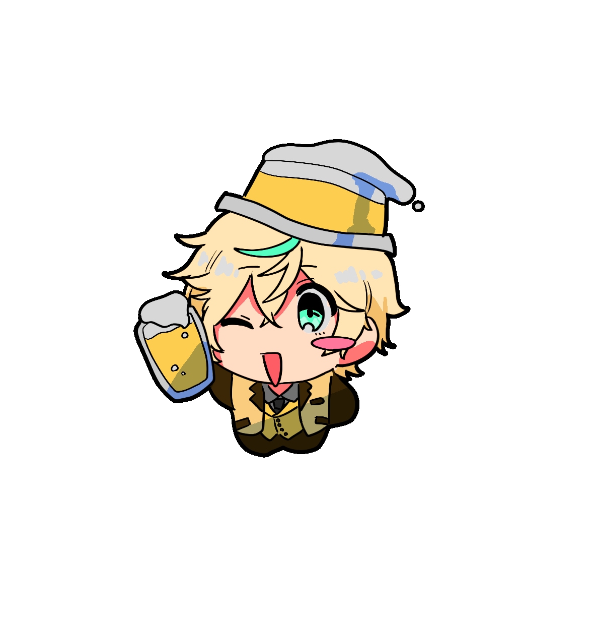 1.5頭身のかわいいイラストを描きます もちもちでかわいい1.5頭身のイラストをお描きします！ イメージ5