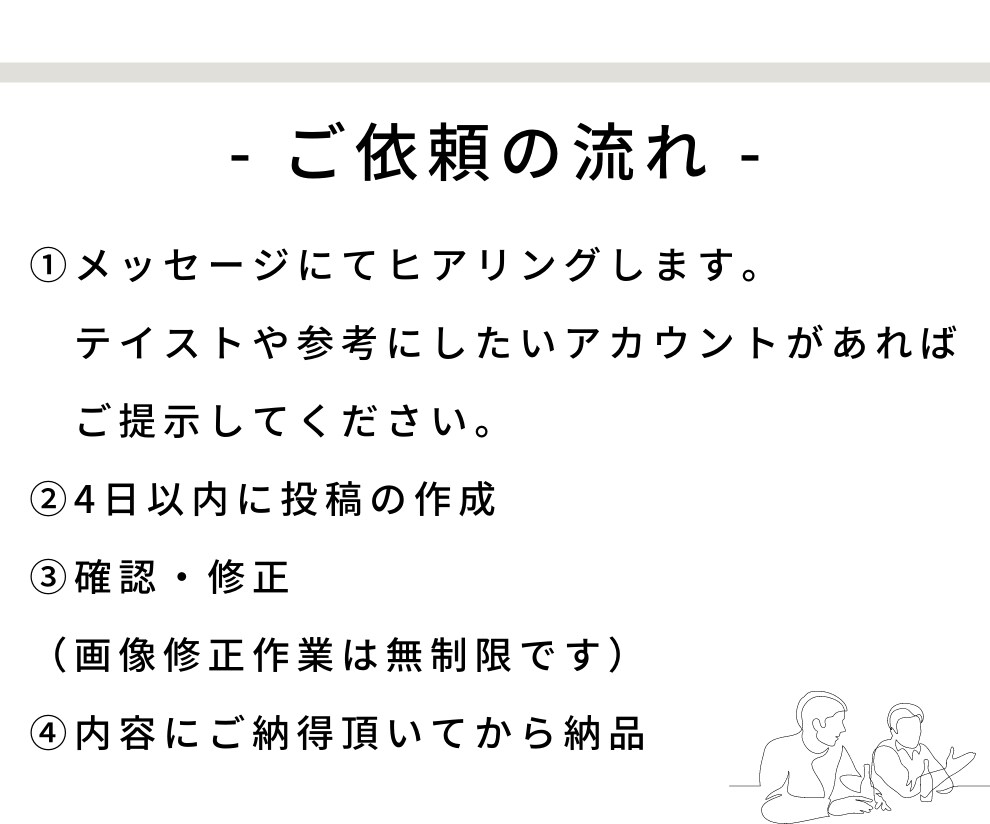 Instagramフィード投稿の画像を作成します 1枚から大量受注まで製作可能！伸びやすい投稿を作成します！ イメージ6