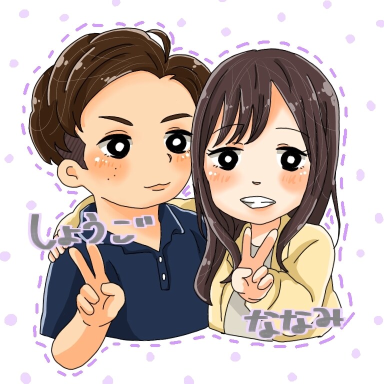 似顔絵イラスト描きます いただいたお写真を元に可愛くイラスト化！ イメージ4