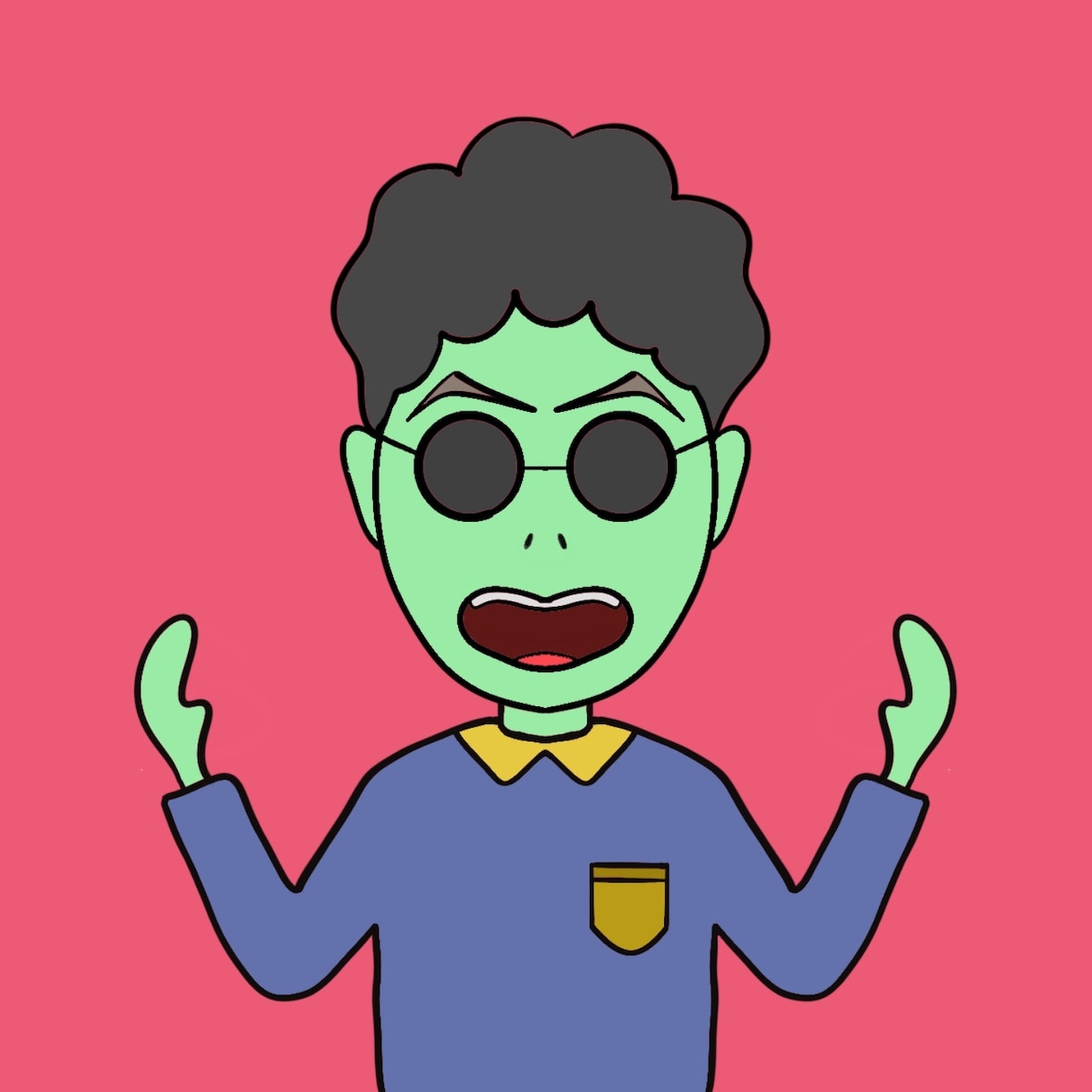 SNSアイコンにおすすめのキャラクター作成します 漠然としたイメージのみでオリジナルキャラクターを描きます イメージ7