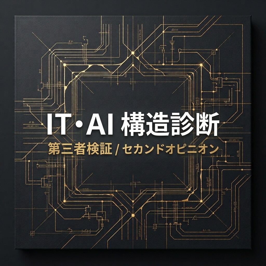 IT・AI構成と見積もりを第三者評価します 統括アーキテクトが開発計画と構成図の欠陥を非同期で評価 イメージ1