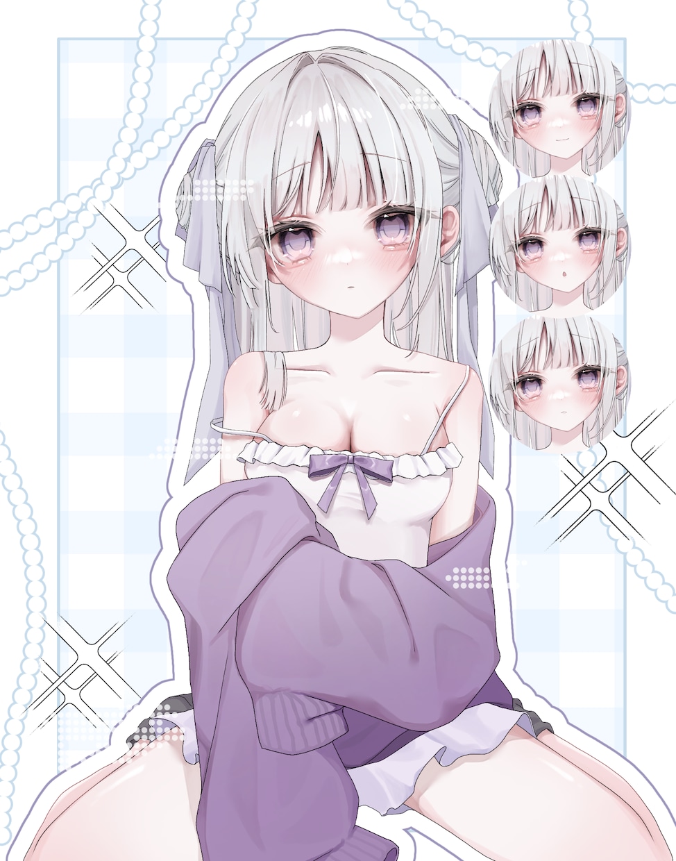 ちゅるんෆ‪透明感のあるイラスト描きます X、YouTube、インスタなど様々な用途にご利用できます◎ イメージ5