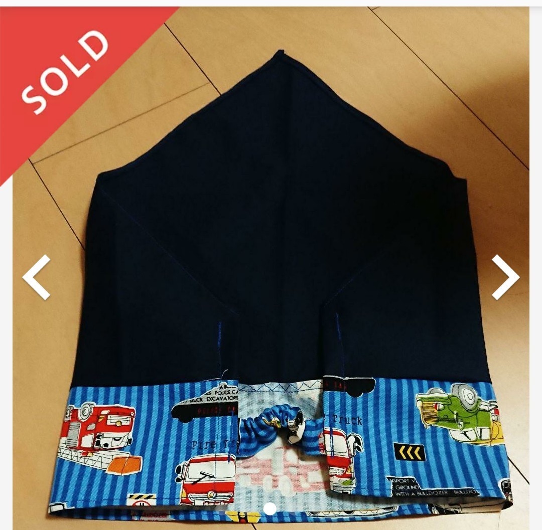 お子様の好きな生地でキッズエプロン作成します 3兄弟ママ、他サイトで100品以上完売！！ イメージ3