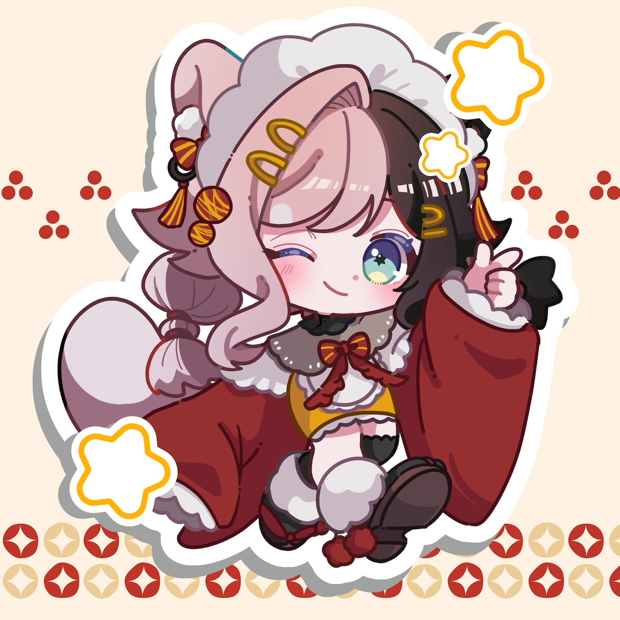 SDキャラ・デフォルメイラスト制作いたします かわいいキャラからゆるい表情差分まで対応可能です！ イメージ7