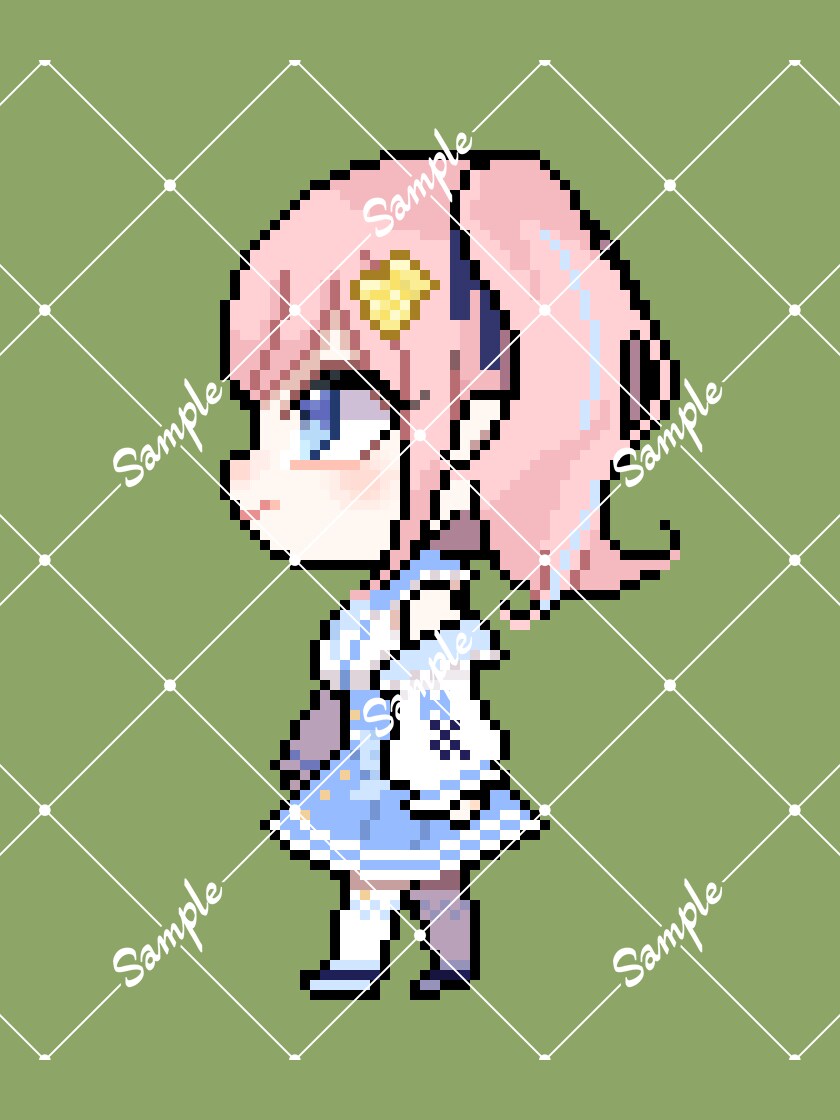 ゲーム・配信に使える2頭身キャラドット絵制作ます 商用利用込みのお値段！アニメーションも可！ イメージ5