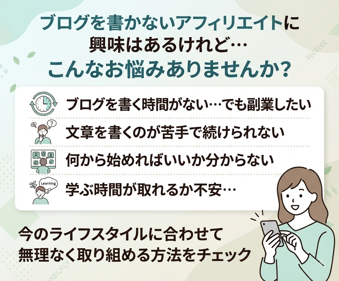 スマホ1台で始める初心者向けアフィリエイト伝授ます 難しい知識は不要！今日から始めるスマホアフィリエイト イメージ2