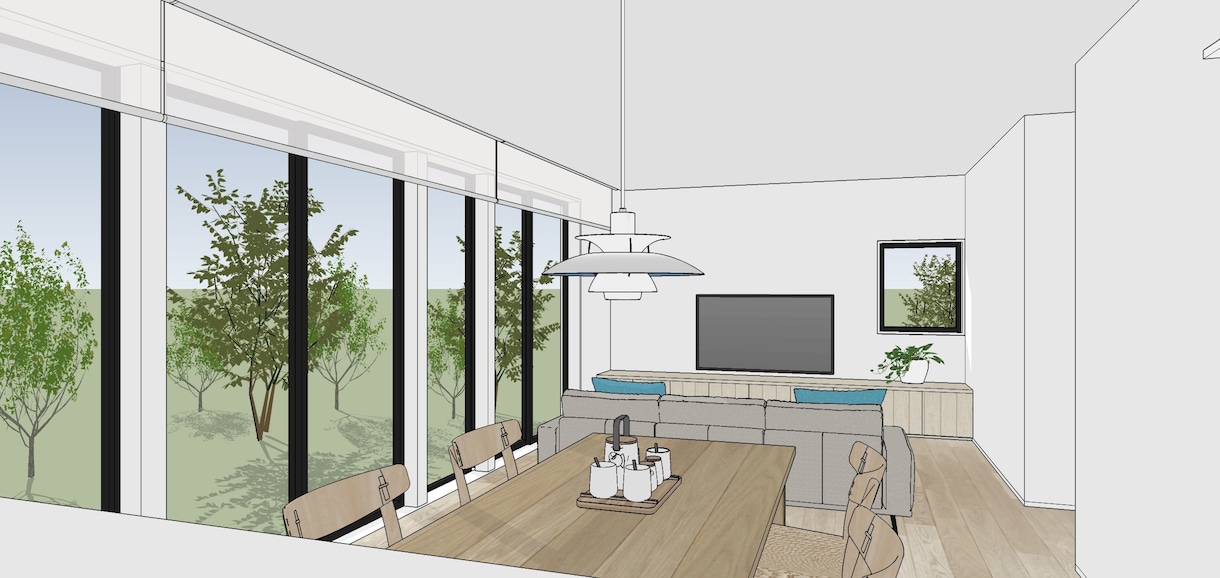 1戸まるごと3D化！住宅建築パース作成します 提案や検討に最適！1戸まるごと立体化で使いやすいパース イメージ4