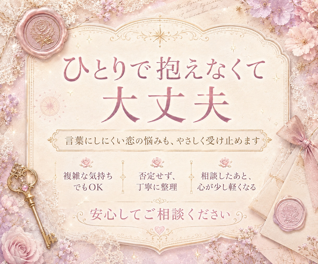 LINEで連絡不通相手の本音と未来を霊視鑑定します 堂々巡りの恋に、答えをひとつ渡します イメージ3