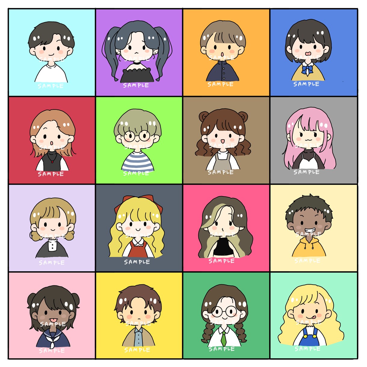 シンプルなアイコン描きます シンプルで使いやすいアイコンお描きします！ イメージ1
