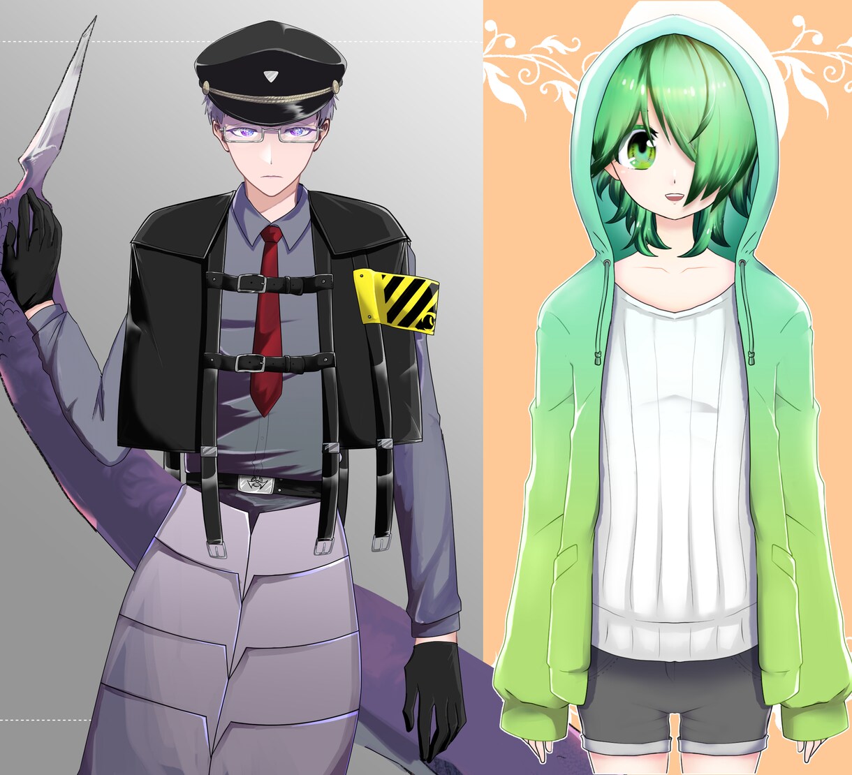 TRPG等に使用する立ち絵を描かせていただきます キャラクターデザインから差分作成まで イメージ4