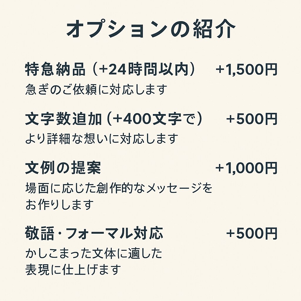 あなたの想いを手紙にします 手紙に想いを込めてお届けします イメージ3