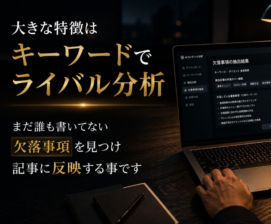 競合調査から始り記事を書くプロンプトをご提供します Claudeプロジェクトに組み込めばキーワードを実行するだけ イメージ3