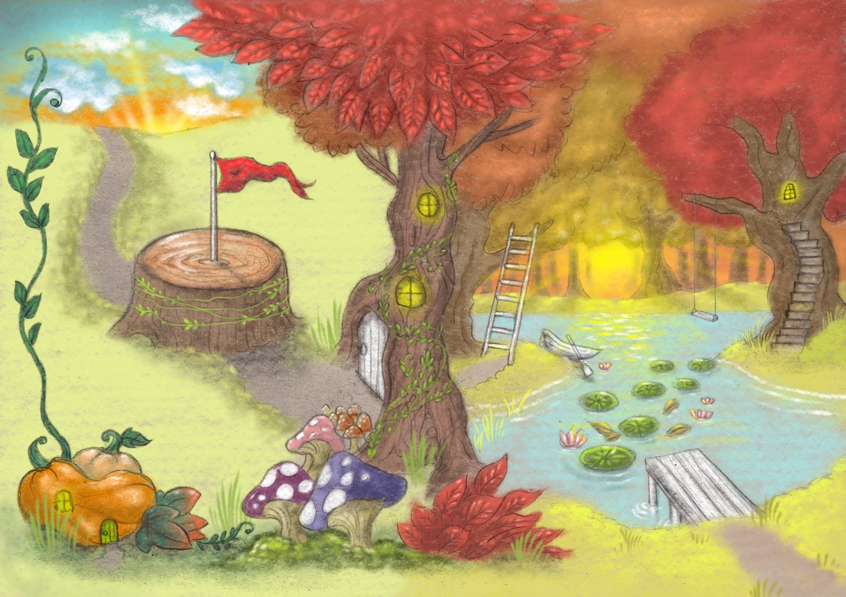 絵本のイラスト描きます あたたかみのある画風で絵本などの挿絵や表紙を描きます イメージ3