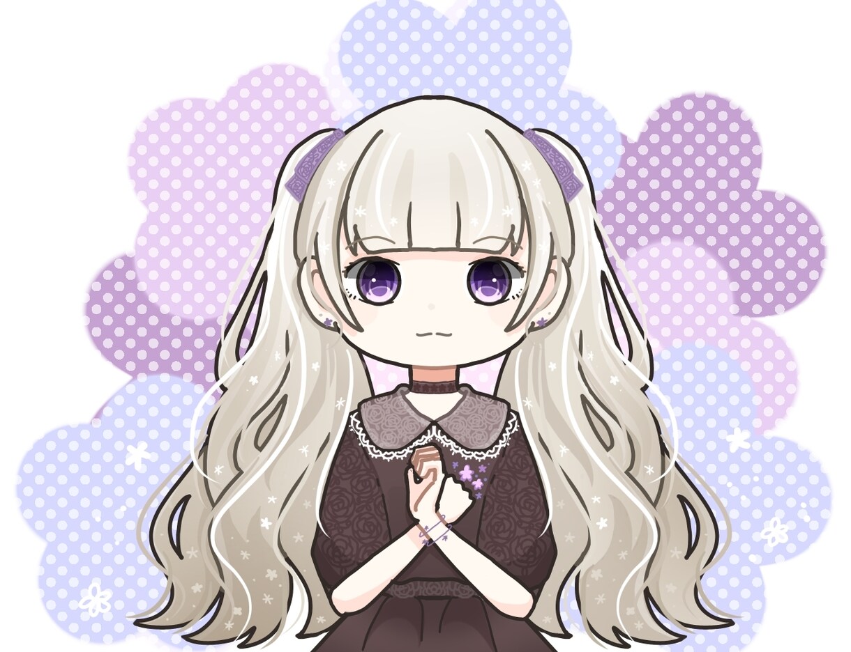 アイコンなどかきます アニメ風の絵柄でイラストを描きます！ イメージ2
